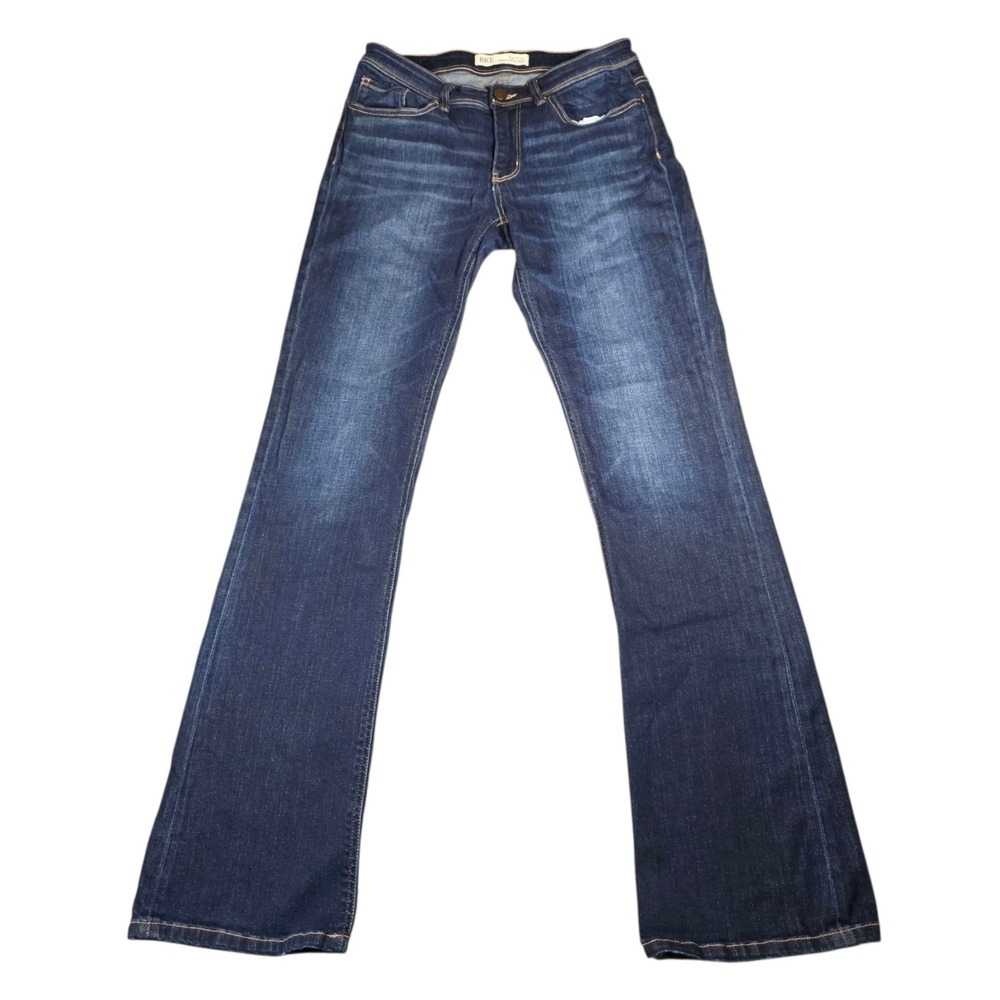 BKE Payton Mid Rise Bootcut Jeans Dark Wash Denim Size 28x35.5 Universal Fit